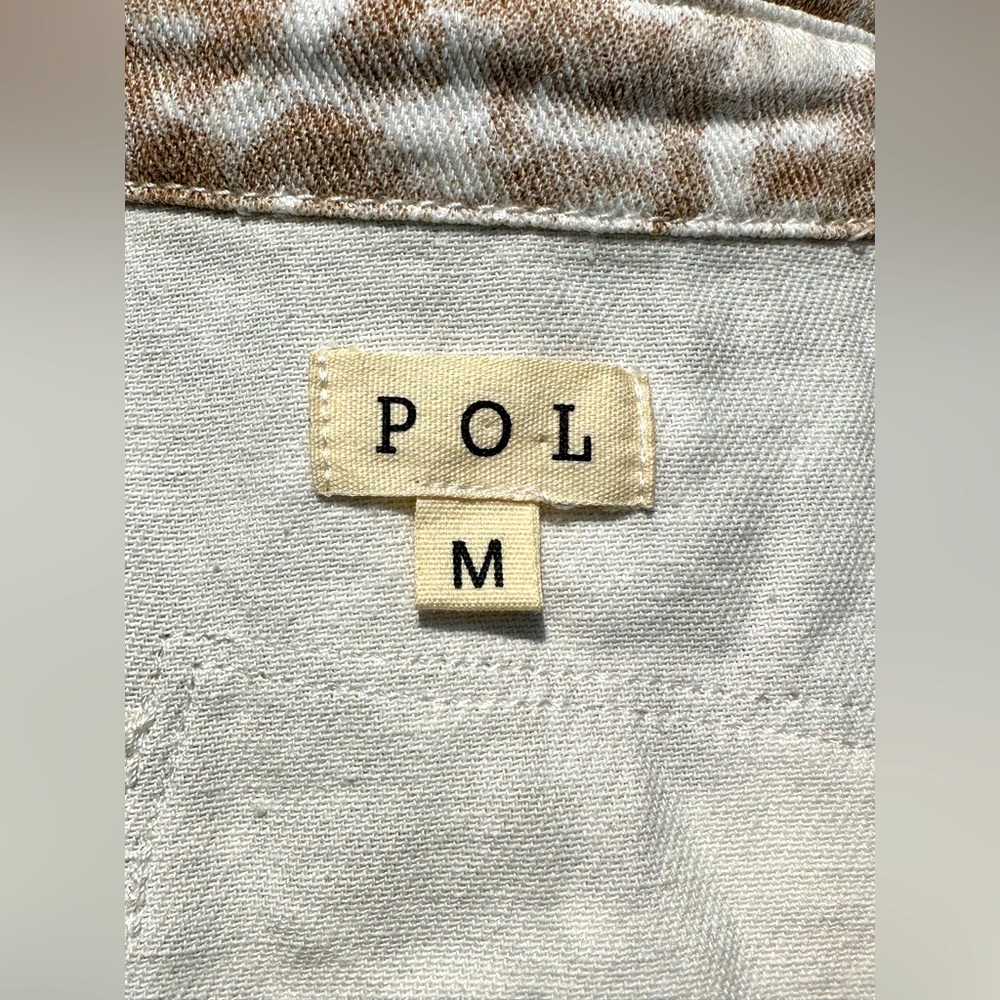 POL Tie Dye Raw Edge Shacket - Picture 10 of 11